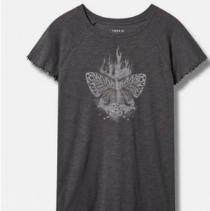 SS Graphic t-shirt with a butterfly